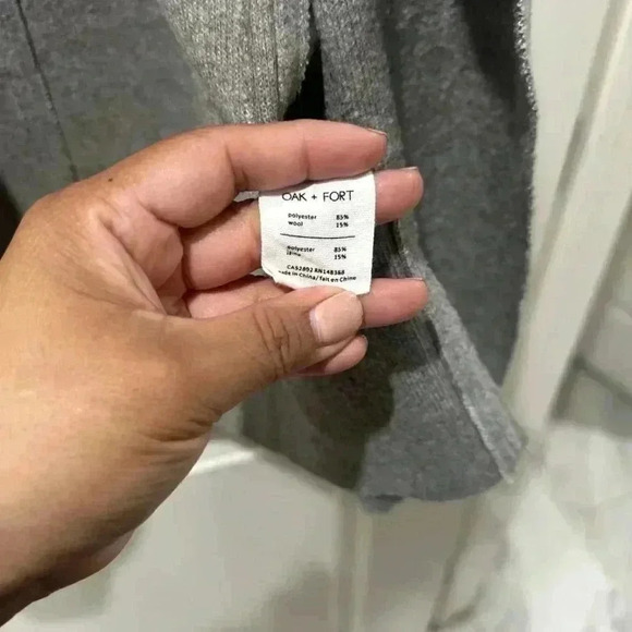 OAK+ FORT cardigan in Gray - Picture 6 of 10